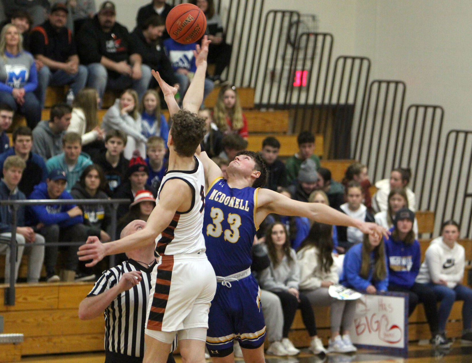 McDonell at Bloomer boys basketball 1-14-23